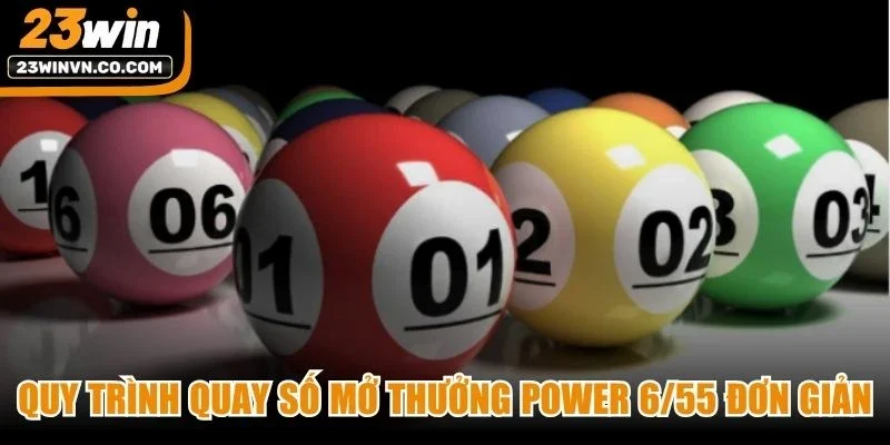 Quy trình quay số mở thưởng Power 6/55 đơn giản